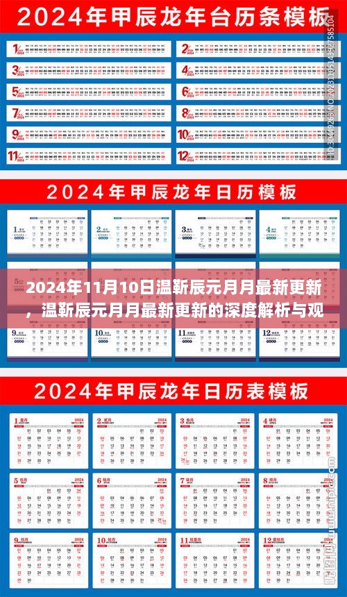 2024年11月10日温靳辰元月月最新更新深度解析与观点阐述