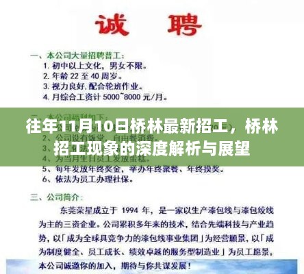 桥林招工现象的深度解析与展望，往年11月10日招聘活动解析