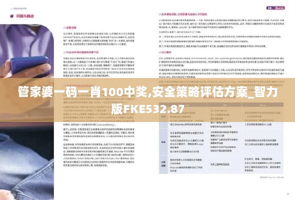 管家婆一码一肖100中奖,安全策略评估方案_智力版FKE532.87