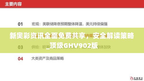 新奥彩资讯全面免费共享，安全解读策略_顶级GHV902版