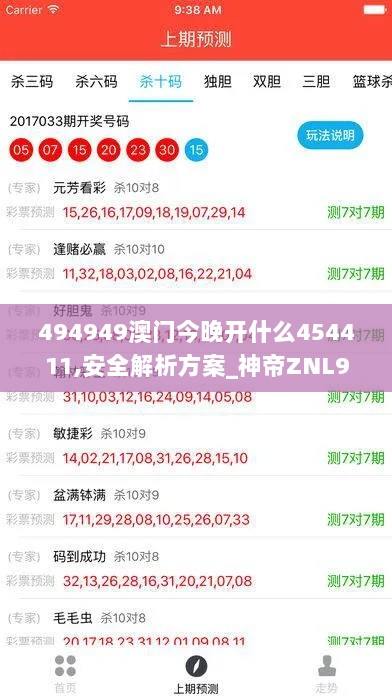 494949澳门今晚开什么454411,安全解析方案_神帝ZNL923.91