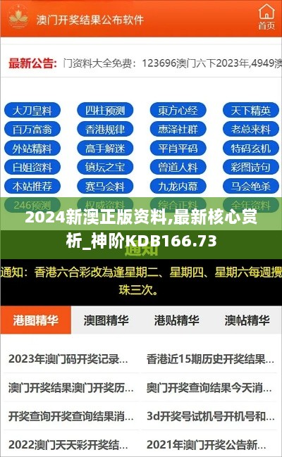 2024新澳正版资料,最新核心赏析_神阶KDB166.73