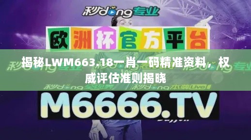 揭秘LWM663.18一肖一码精准资料，权威评估准则揭晓