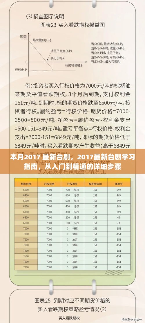 2017最新台剧学习指南，从入门到精通的详细步骤指南