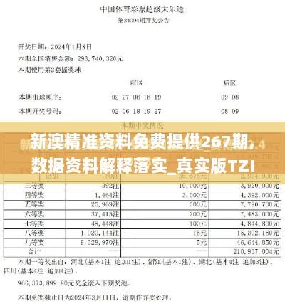 新澳精准资料免费提供267期,数据资料解释落实_真实版TZI165.39