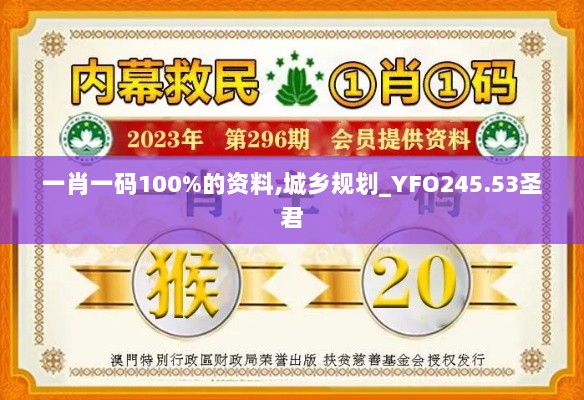 一肖一码100%的资料,城乡规划_YFO245.53圣君