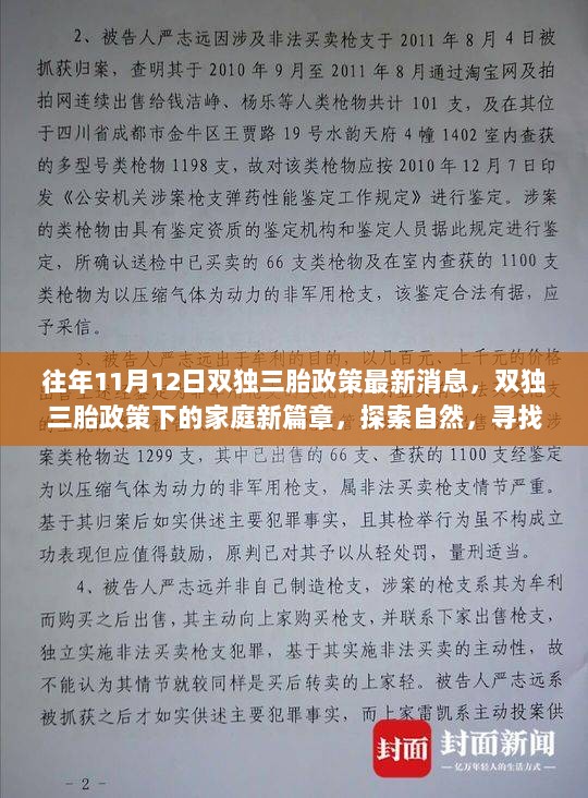 双独三胎政策下的家庭新篇章，探索自然，追求内心平静的旅程