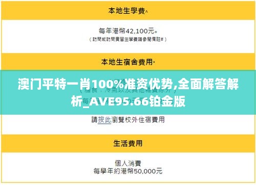 澳门平特一肖100%准资优势,全面解答解析_AVE95.66铂金版