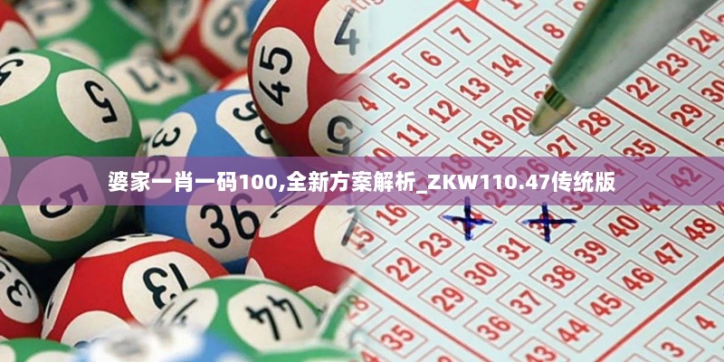 婆家一肖一码100,全新方案解析_ZKW110.47传统版