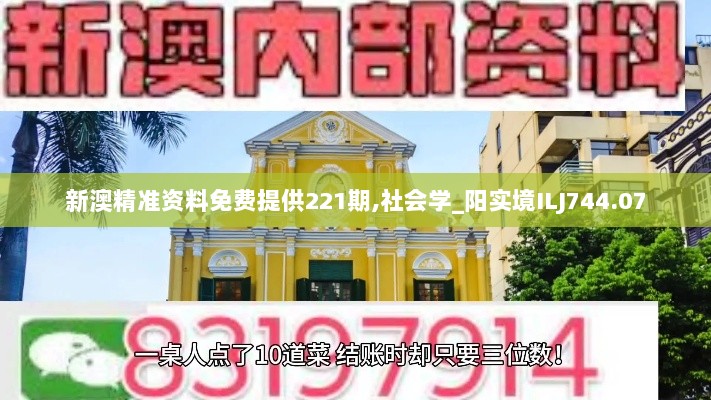 新澳精准资料免费提供221期,社会学_阳实境ILJ744.07