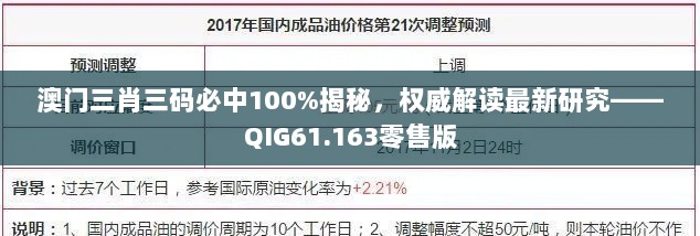 澳门三肖三码必中100%揭秘，权威解读最新研究——QIG61.163零售版