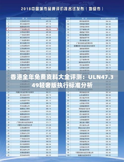 香港全年免费资料大全评测：ULN47.349轻奢版执行标准分析