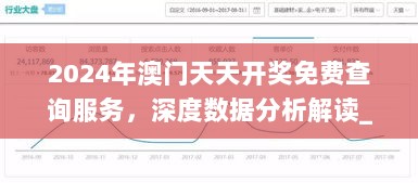 2024年澳门天天开奖免费查询服务，深度数据分析解读_RNZ61.345采购版