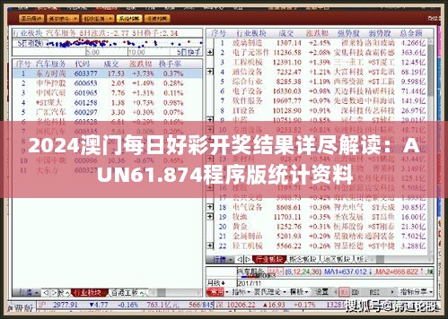 2024澳门每日好彩开奖结果详尽解读：AUN61.874程序版统计资料