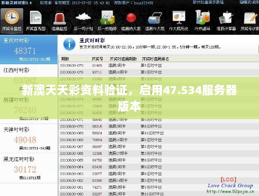 新澳天天彩资料验证，启用47.534服务器版本