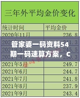 管家婆一码资料54期一码速算方案，CUB61.691计算版解析