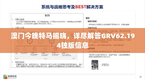 澳门今晚特马揭晓，详尽解答GRV62.194独版信息