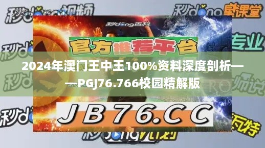 2024年澳门王中王100%资料深度剖析——PGJ76.766校园精解版