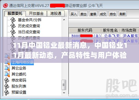 中国铝业11月最新动态及产品特性与用户体验深度解析