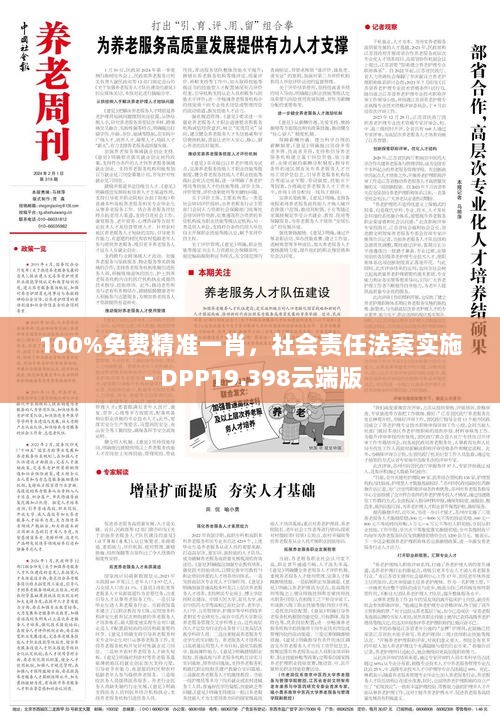 100%免费精准一肖，社会责任法案实施 - DPP19.398云端版