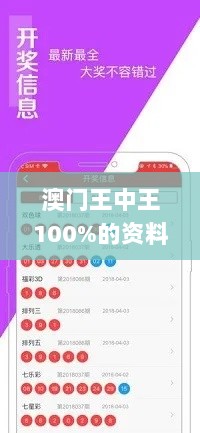 澳门王中王100%的资料一,动态解读分析_MGI36.596知晓版