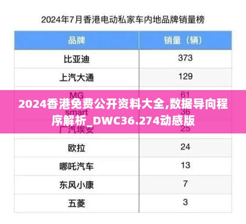 2024香港免费公开资料大全,数据导向程序解析_DWC36.274动感版