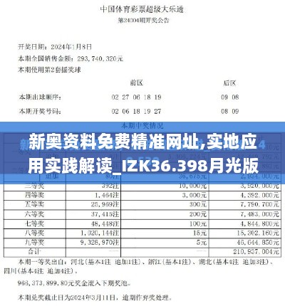 新奥资料免费精准网址,实地应用实践解读_IZK36.398月光版