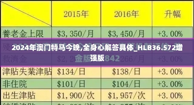 2024年澳门特马今晚,全身心解答具体_HLB36.572增强版