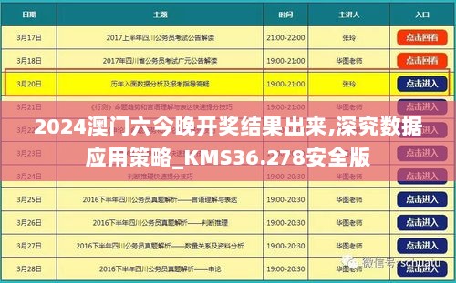 2024澳门六今晚开奖结果出来,深究数据应用策略_KMS36.278安全版