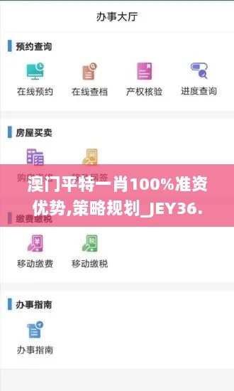 澳门平特一肖100%准资优势,策略规划_JEY36.114光辉版