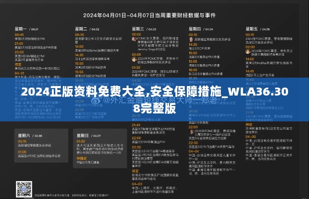 2024正版资料免费大全,安全保障措施_WLA36.308完整版