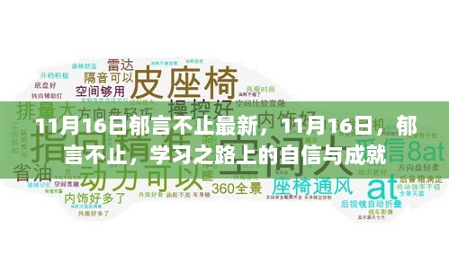 11月16日郁言不止，学习之路上的自信与成就的源泉