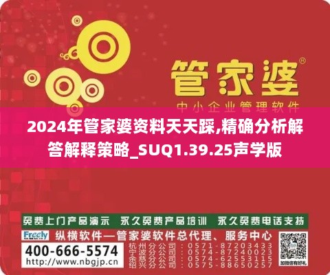 2024年管家婆资料天天踩,精确分析解答解释策略_SUQ1.39.25声学版