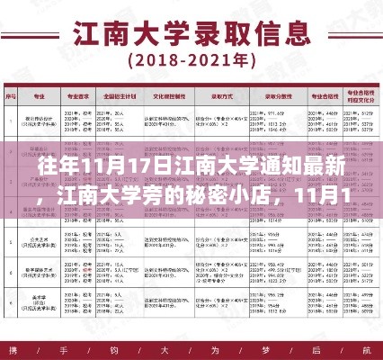 江南大学旁的秘密小店探秘记，往年11月17日的最新通知