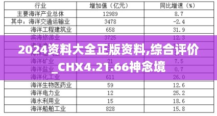 2024资料大全正版资料,综合评价_CHX4.21.66神念境