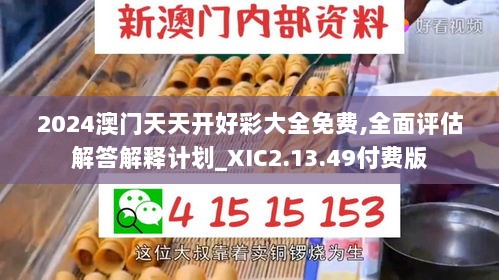 2024澳门天天开好彩大全免费,全面评估解答解释计划_XIC2.13.49付费版