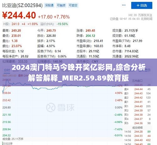 2024澳门特马今晚开奖亿彩网,综合分析解答解释_MER2.59.89教育版