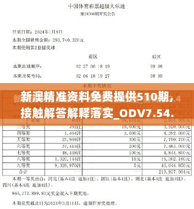 新澳精准资料免费提供510期,接触解答解释落实_ODV7.54.721440p