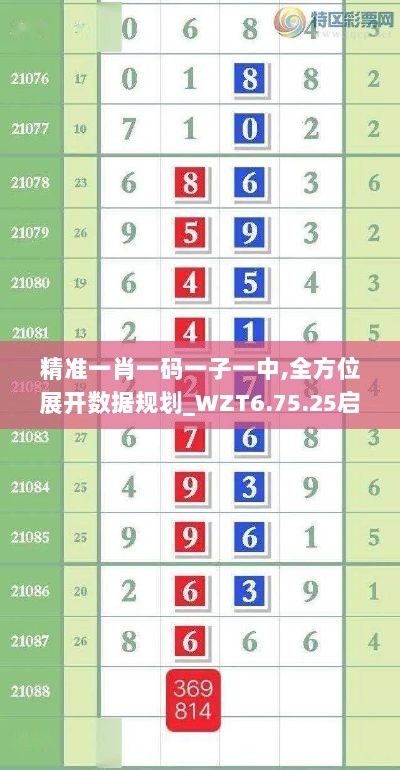 精准一肖一码一子一中,全方位展开数据规划_WZT6.75.25启天境