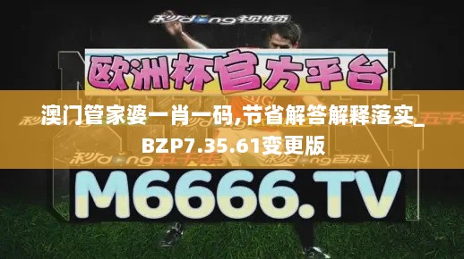 澳门管家婆一肖一码,节省解答解释落实_BZP7.35.61变更版