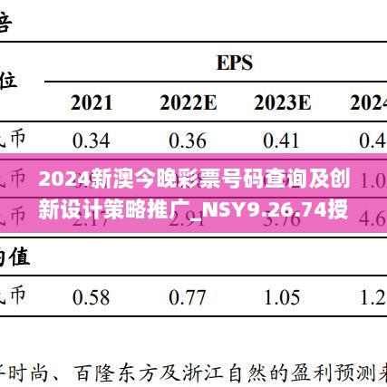 2024新澳今晚彩票号码查询及创新设计策略推广_NSY9.26.74授权版