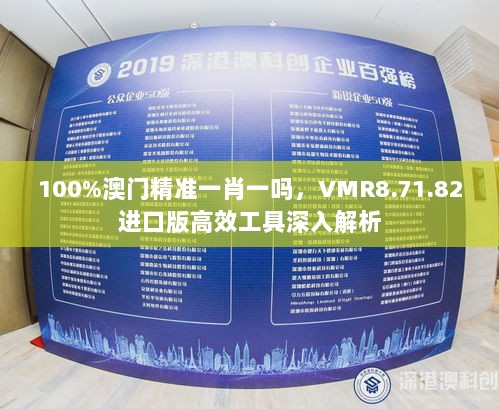 100%澳门精准一肖一吗，VMR8.71.82进口版高效工具深入解析