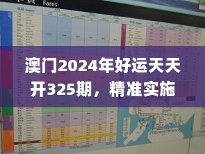 澳门2024年好运天天开325期，精准实施方案_VVA9.73.39仿真版本