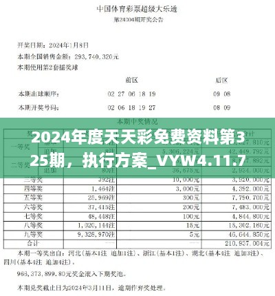 2024年度天天彩免费资料第325期，执行方案_VYW4.11.76未包装版