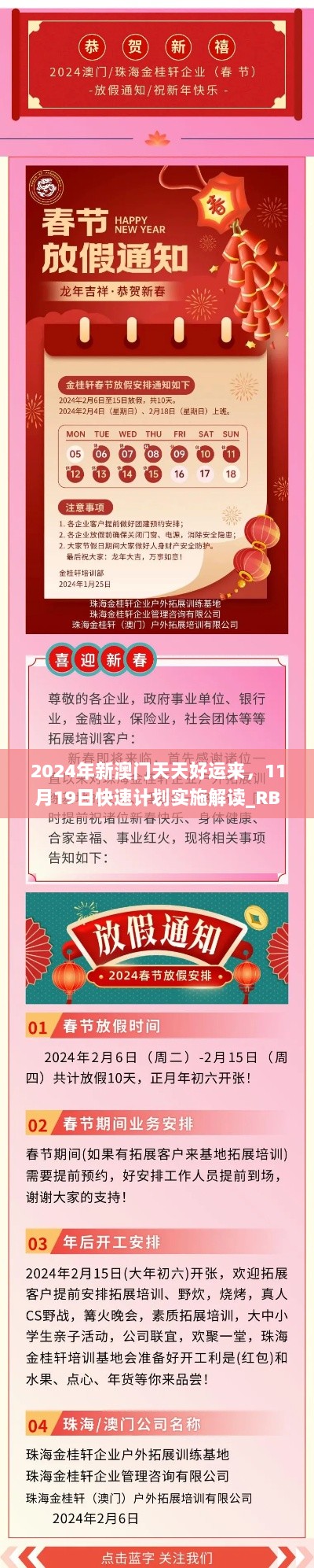 2024年新澳门天天好运来，11月19日快速计划实施解读_RBM4.47.87精选版