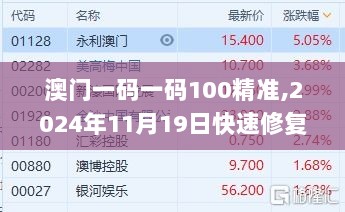 澳门一码一码100精准,2024年11月19日快速修复方案实施_AUF2.73.57限量版