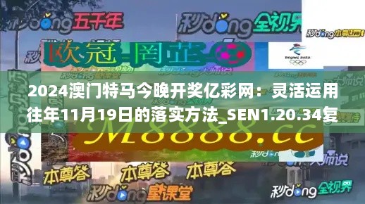 2024澳门特马今晚开奖亿彩网：灵活运用往年11月19日的落实方法_SEN1.20.34复刻版