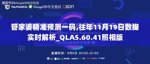 管家婆精准预测一码,往年11月19日数据实时解析_QLA5.60.41照相版