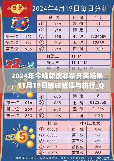 2024年今晚新澳彩票开奖结果，11月19日策略解读与执行_QAF2.68.59定制版