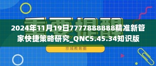 2024年11月19日7777888888精准新管家快捷策略研究_QNC5.45.34知识版